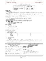 Giáo án đại số 11 chương 1 ban cơ bản