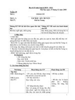 bộ giáo án lớp 3 năm 2011