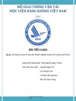 Xây dựng và duy trì đạo đức doanh nghiệp trong môi trường cạnh tranh