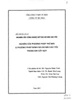 Nghiên cứu phương pháp thử mài, phương pháp đánh giá đá mài cao tốc trong khi cắt gọt
