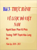 bai 3: Thực hành ẽ lược đồ việt nam