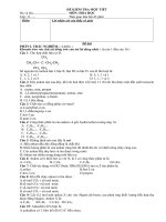 Đề KT 45'''' cả năm  Hóa 11