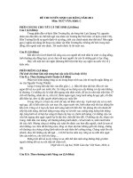 Đề thi & gợi ý Văn - Cao đẳng 2011