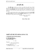 Thuyết minh đồ án: Bánh răng côn trụ 2 cấp