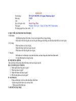 MẪU GIÁO ÁN CHUẨN DẠY HỌC TÍCH CỰC 2011