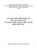 Tập huấn (Đổi mới DG KQHT của HS môn Thể dục)