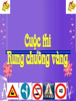 Ngoại khóa Rung chuông vàng chủ đề An toàn giao thông