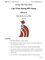 Bài tập lập trình hướng đối tượng trong java