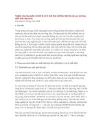 Nghiên cứu công nghệ và thiết bị xử lý chất thải chế biến tinh bột sắn quy mô làng nghề hoặc tập trung