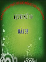 bài giảng lịch sử 10 bài 35 các nước anh, pháp, mỹ và sự bành trướng thuộc địa