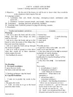 Giáo án Tiếng Anh 8 (trọn bộ)