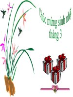 Chúc mừng sinh nhật tháng 5,6,7