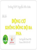 Bài 26 - Động cơ không đồng bộ ba pha (Thiết kế theo pp sơ đồ tư duy)