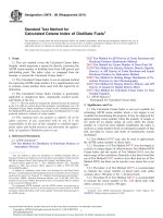ASTM D976  06 Standard Test Method for Calculated Cetane Index of Distillate Fuels
