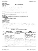 Giáo an sinh 8 Chuẩn KTKN 2011- 2012( Lấy về là in)