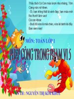 TOÁN- LỚP 1- PHÉP CỘNG TRONG PHẠM VI 5