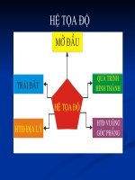 HỆ tọa độ trong mapinfo