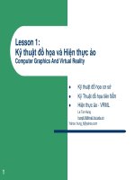 Giáo trình thực tại ảo BKHN