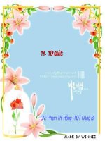 Tiết 1- Tứ giác