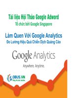 Làm quen với google analytics