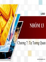 slide chương 7: tự tương quan bộ môn kinh tế lượng
