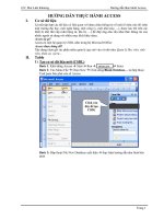 Hướng dẫn tự học Access 2007
