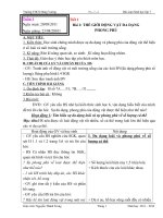 GIÁO ÁN SINH HOC 7 2011-2012(Theo Chuẩn KTKN mới)