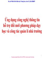 Ứng dụng CNTT hỗ trợ đổi mới PPDH và quản lý nhà trường