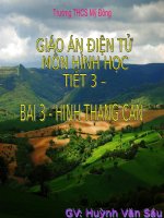 Tiết 3. Hình Thang cân