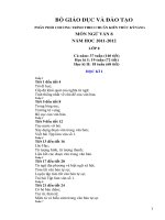 Giáo án văn 8 trọn bộ chuẩn kiến thức kỹ năng