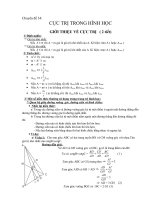 BD HSG_Chuyên đề 34:Cực trị trong hình học