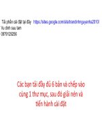 bản đồ tư duy phần