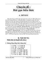 C Đ RÚT GỌN BT ĐẠI 9