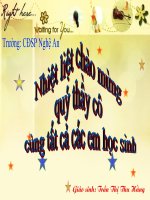 Bài 13- Làm quen voi soạn thảo văn bản