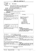 Giáo án Sinh học 8 hay