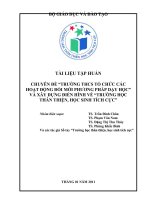 Thiết kế, sử dụng BĐTD đổi mới PPDH và hỗ trợ công tác quản lý nhà trường
