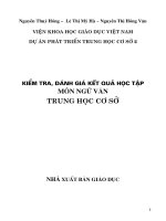 Tập huấn (Đổi mới DG KQHT của HS môn Văn)