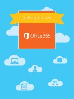 getting to know office 365