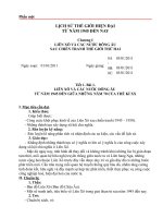 Tiết 1. BÀI 1. LIÊN XÔ VÀ CÁC NƯỚC ĐÔNG ÂU...