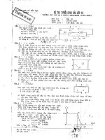 ĐỀ TS CHUYÊN LÝ HÀ NỘI AMSETDAM 1999