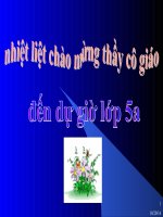 Bài giảng ĐT phép cộng lớp 5