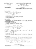 Toán TS 10 chuyên Quảng Nam 2011-2012