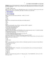 Bộ câu hỏi ôn thi nghiệp vụ NHNoPTNT 2014