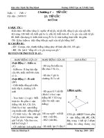 giáo án hình 8- kì 1- 3 cột