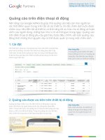 13 quảng cáo trên điện thoại di động