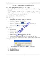 Sử dụng Microsoft Word 2003