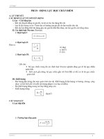 CHUYÊN ĐỀ DỘNG HỌC -TĨNH HỌC