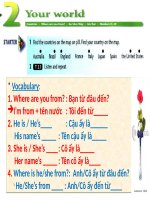 New Headway-Beginner-Unit 2