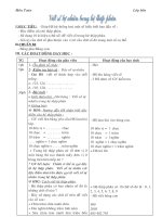 giáo án toán học kì 1