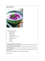 Tổng hợp món ăn ngon dễ làm